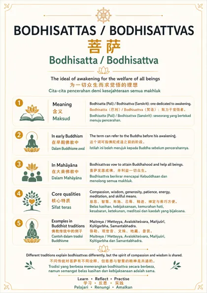 Bodhisattas / Bodhisattvas