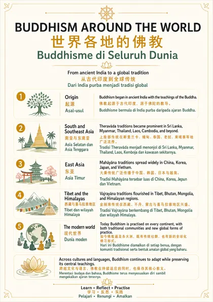 Buddhism Around the World